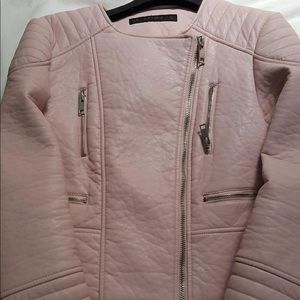 Zara faux leather jacket